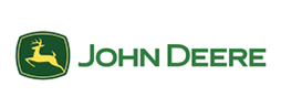 John Deere logo on a white background with Lightning Ridge.